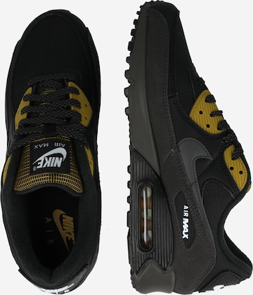 melns Nike Sportswear Zemie brīvā laika apavi 'AIR MAX 90'