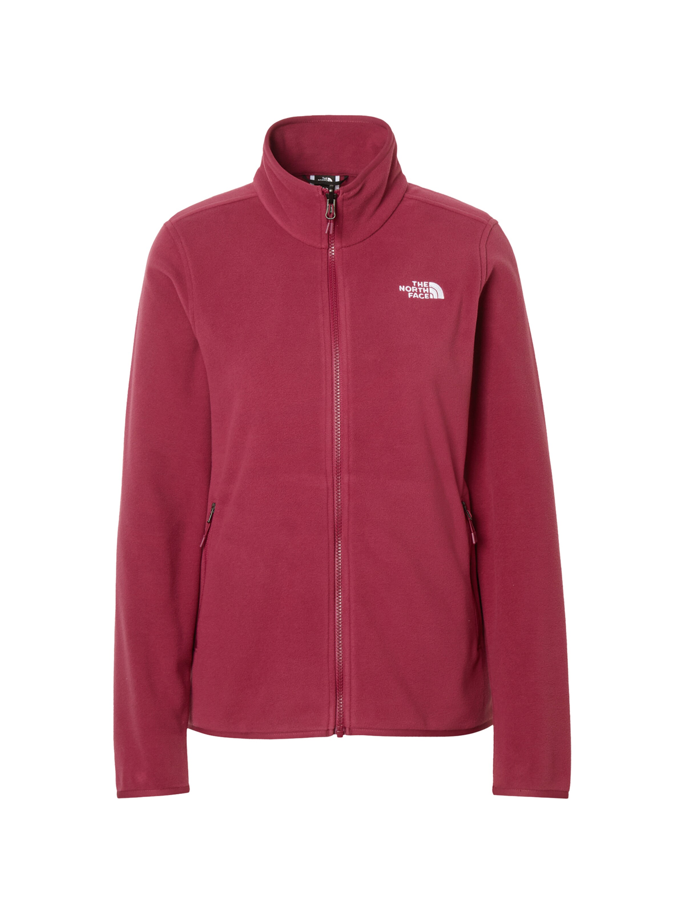 THE NORTH FACE Funkční fleecová mikina 'GLACIER' – červená: přední strana
