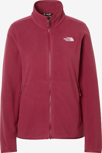 Jachetă fleece funcțională 'GLACIER' pe XS THE NORTH FACE pe roșu burgundy / alb, Vizualizare produs