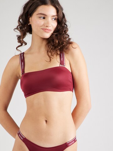 Fascia Top per bikini di Calvin Klein Swimwear in lilla: frontale