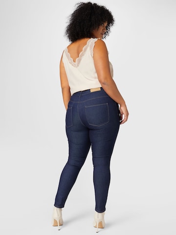 ONLY Carmakoma Skinny Jeans 'Mila' in Blau