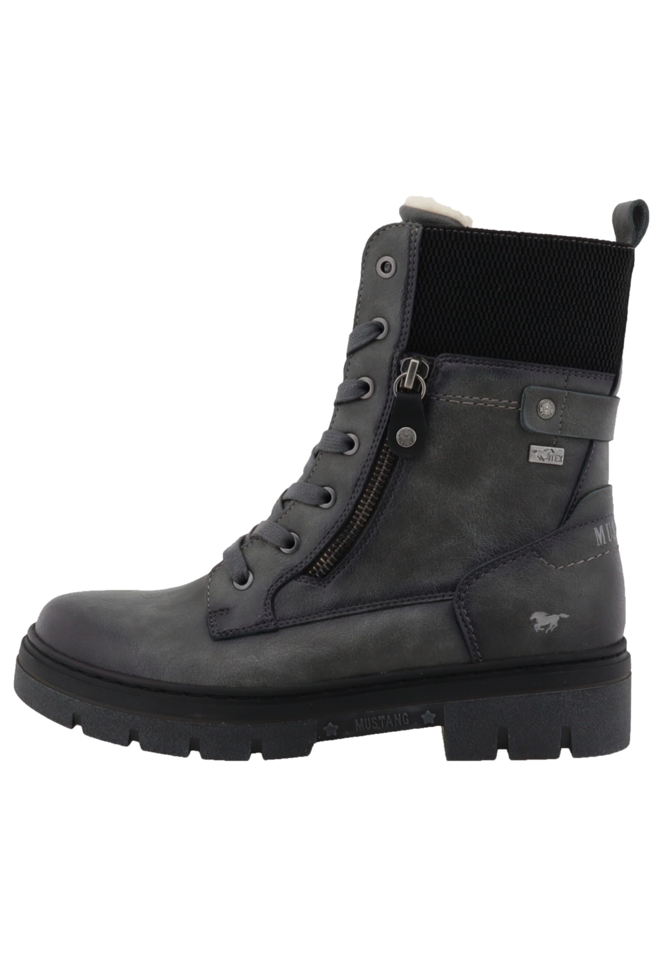 Stivaletto stringato di MUSTANG in grigio