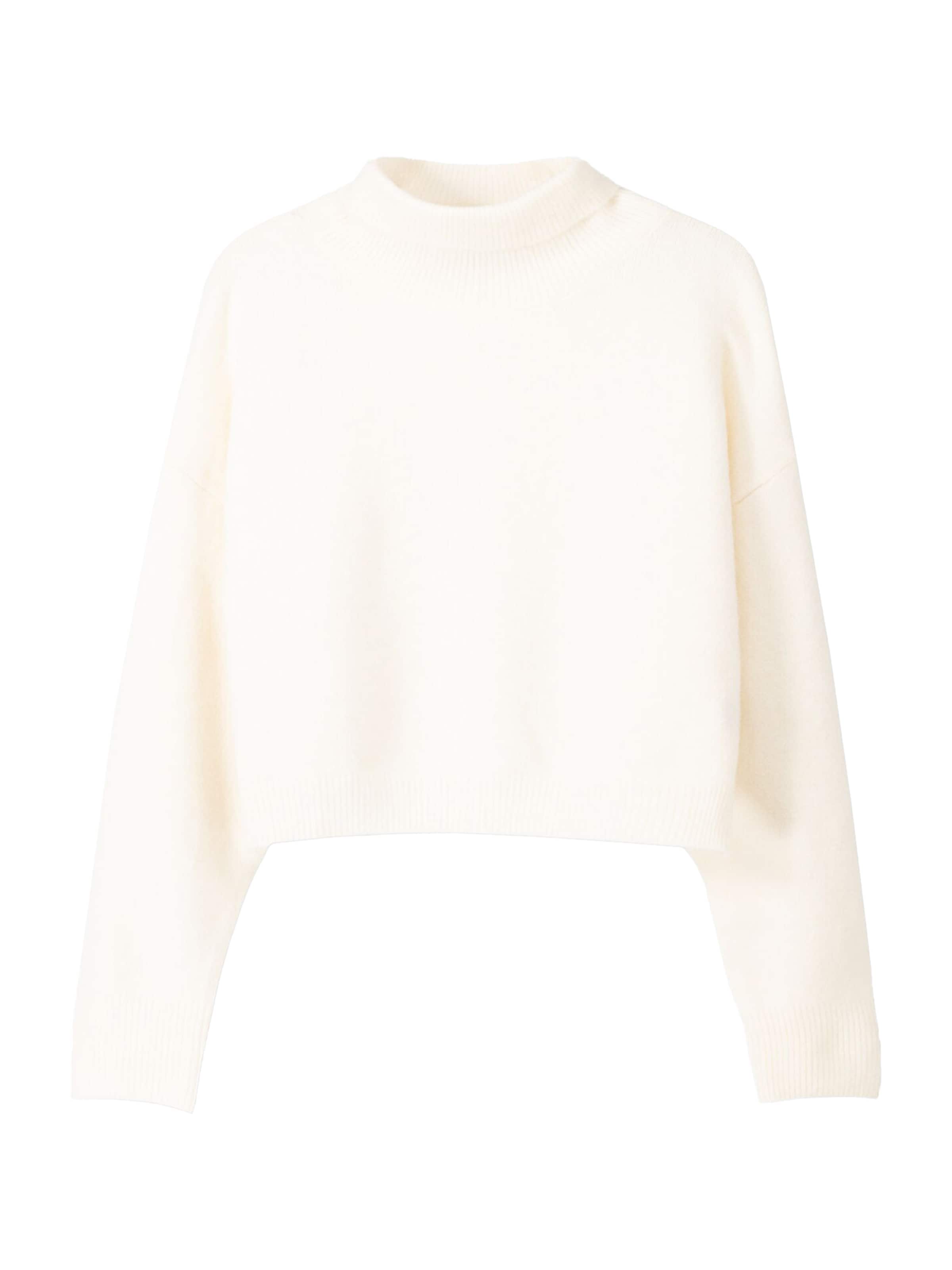 Bershka Pullover in ecru, Produktansicht