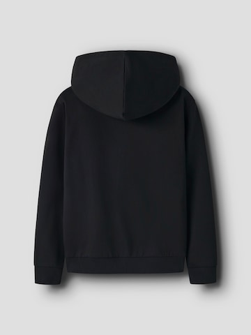 NAME IT Zip-Up Hoodie 'NKFVANITA' in Black