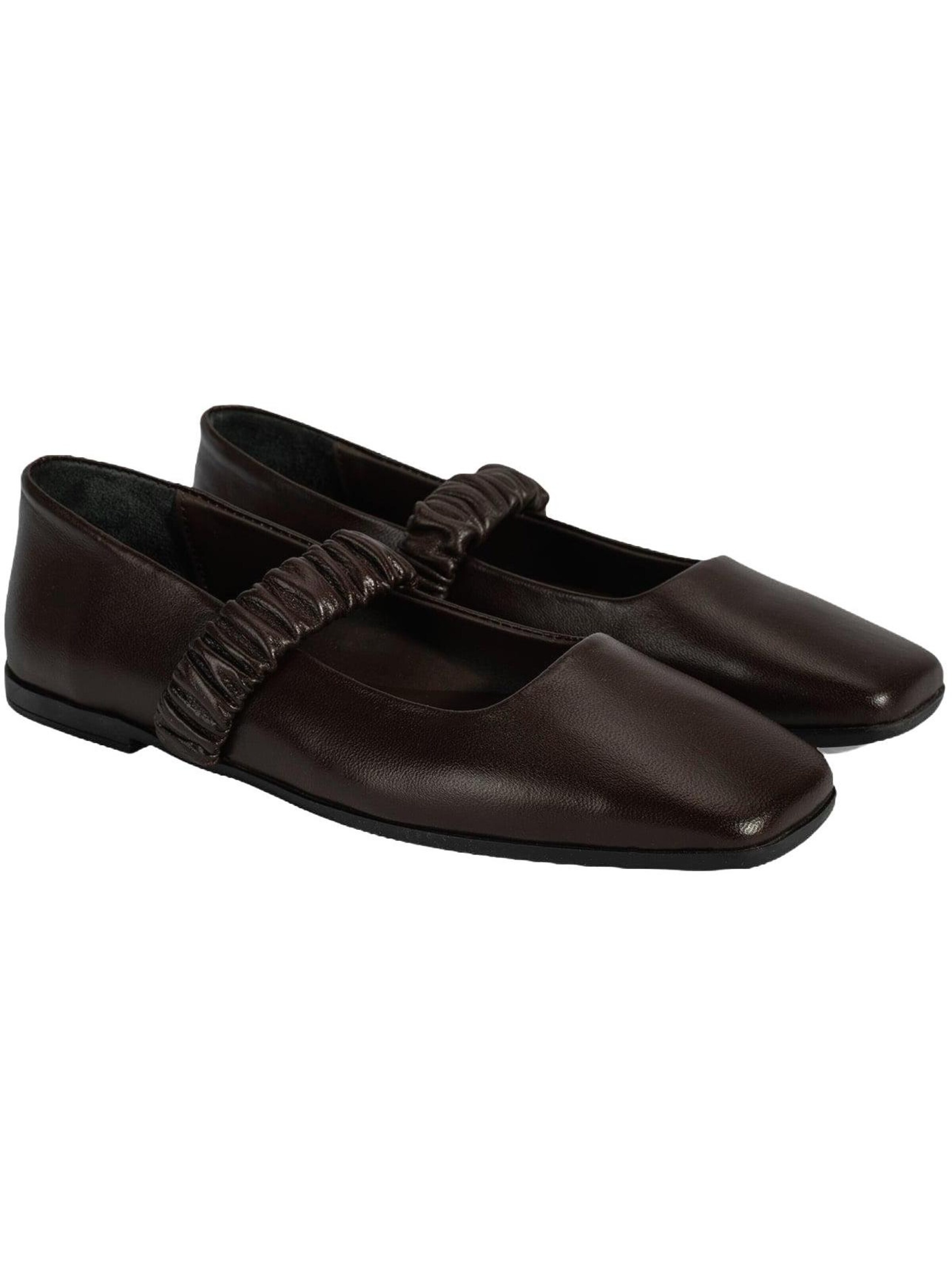 Desa Ballet Flats 'Ballettschuhe' in 37 in Brown, Item view