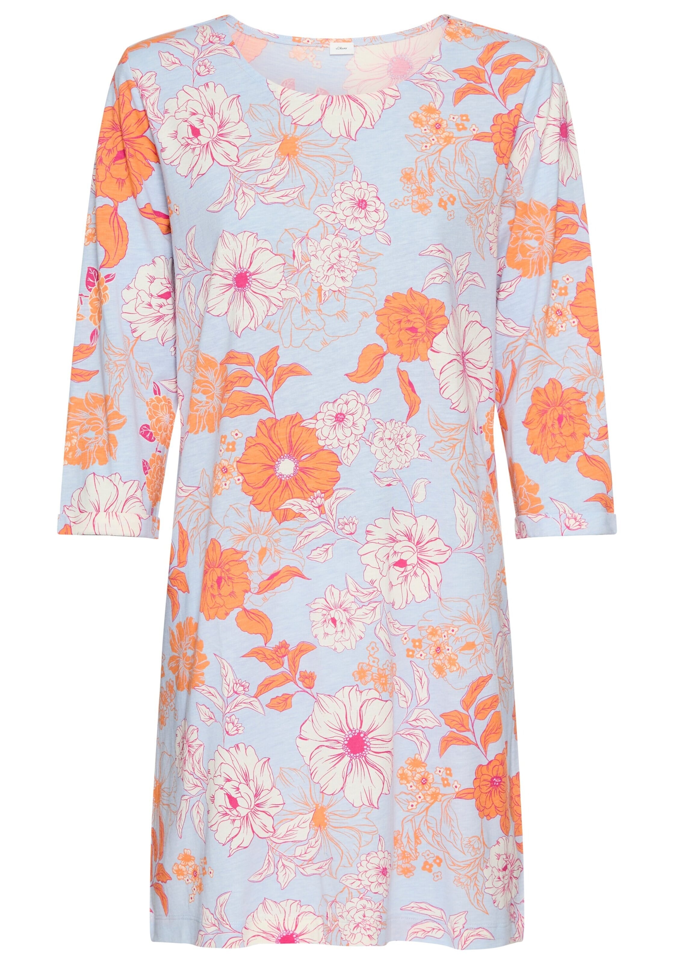 s.Oliver - Camiseta de noche en azul: frente