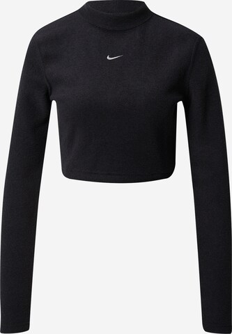 Nike Sportswear Sweatshirt 'PHNX' in Zwart: voorkant