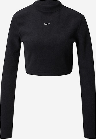 Nike Sportswear Sweatshirt 'PHNX' in Schwarz: predná strana