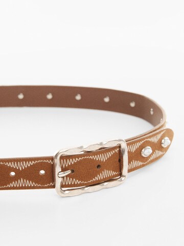 Ceinture MANGO en marron