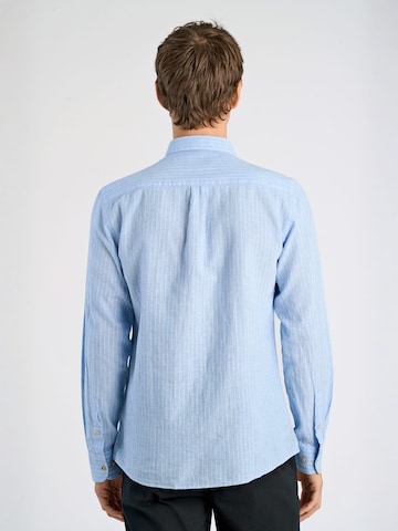 Coupe regular Chemise Lindbergh en bleu