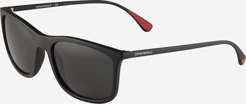 Ochelari de soare '0EA4155' de la Emporio Armani pe negru: față