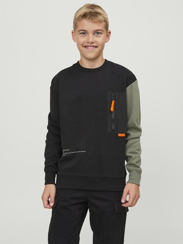 Jack & Jones Junior Sweatshirt 'Activ3' in Grün: predná strana