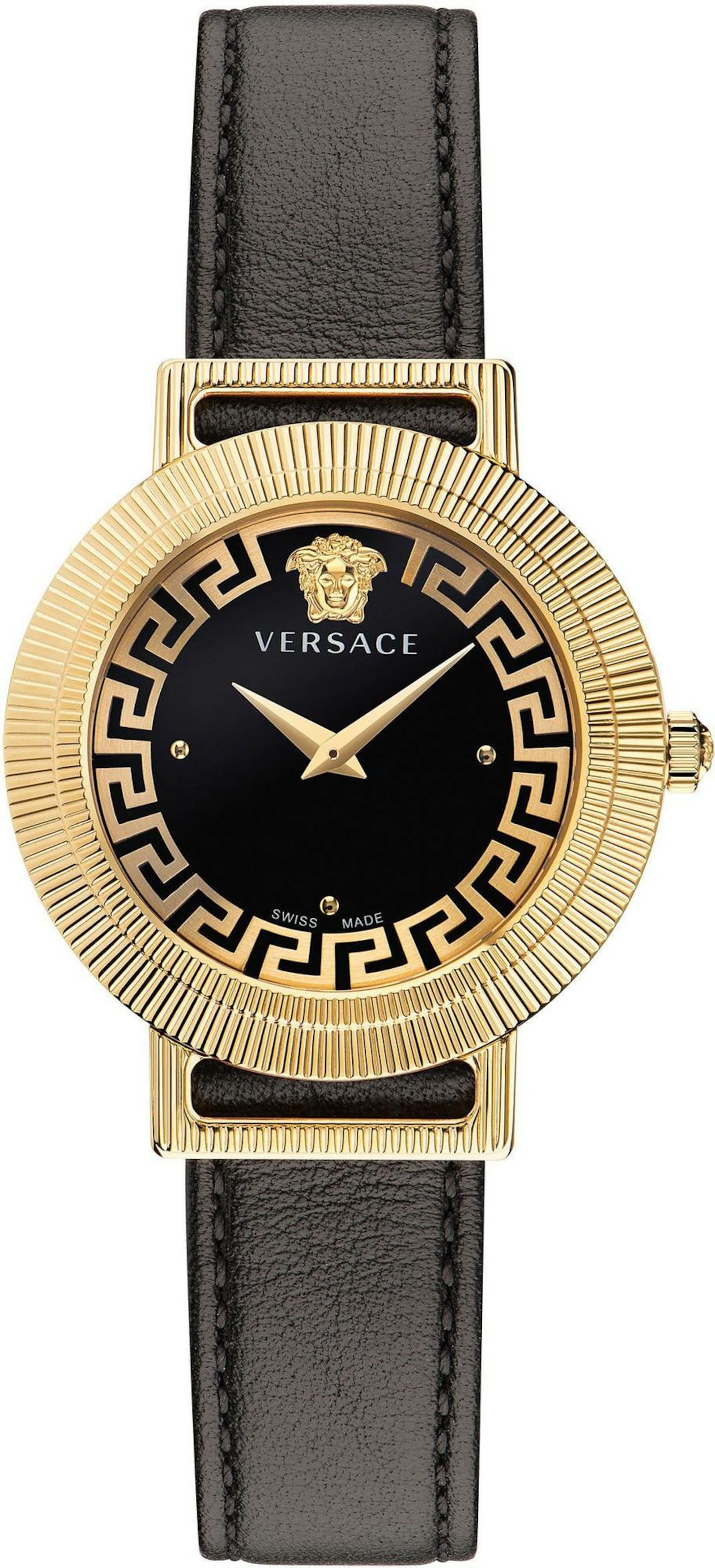 VERSACE Uhr in Gold: Vorderseite
