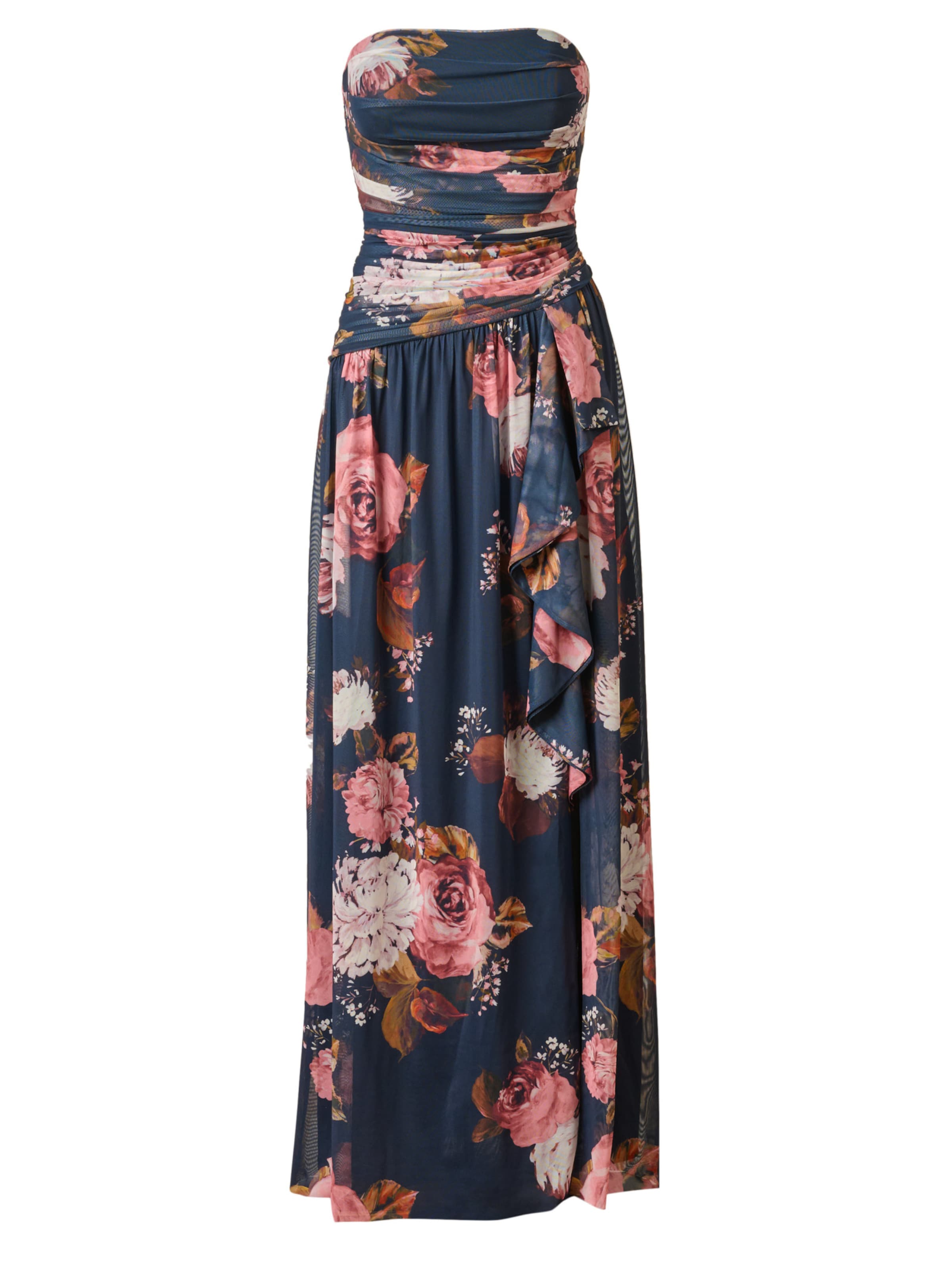 Adrianna Papell Jurk 'Stretch Mesh Strapless Gown' in Gemengde kleuren: voorkant