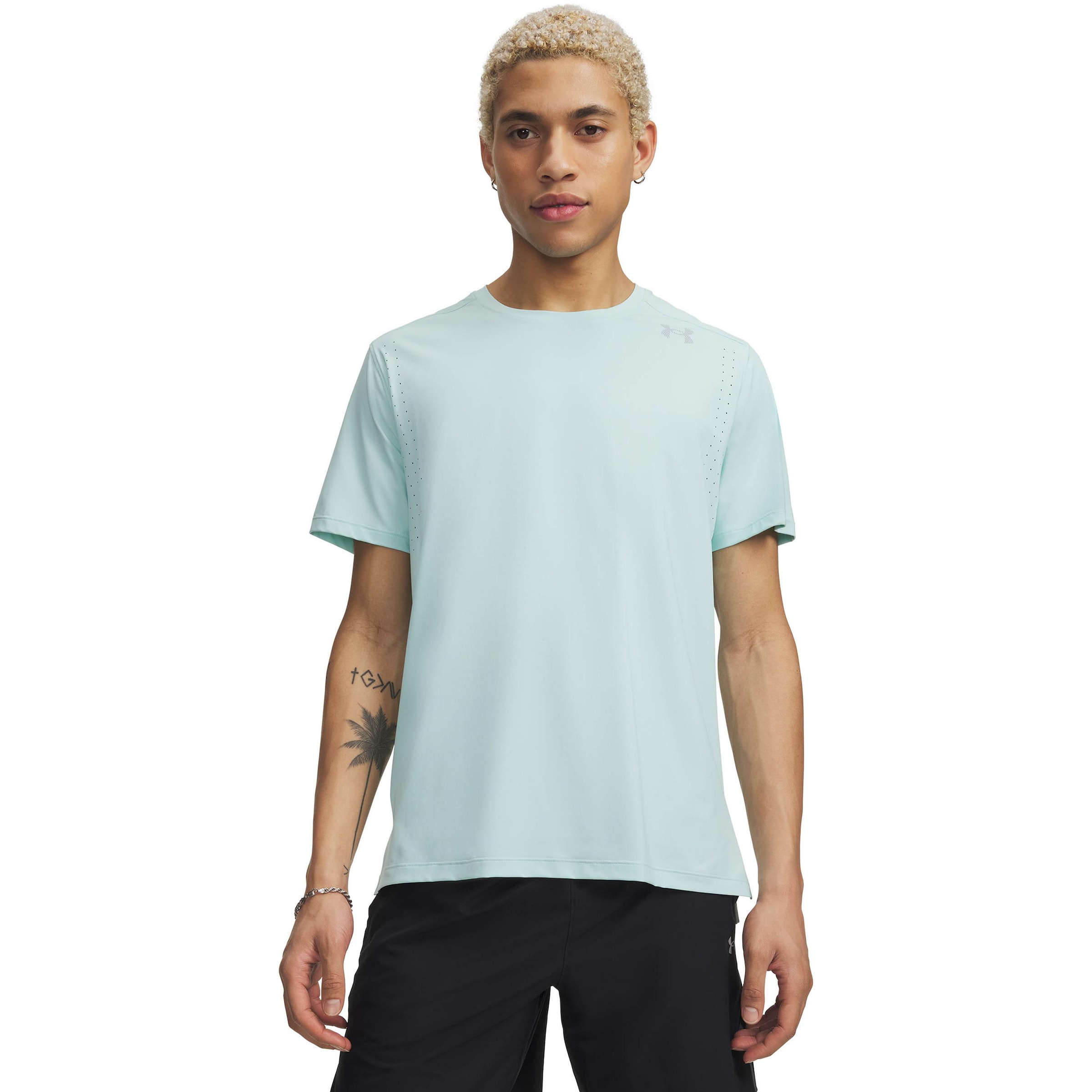 UNDER ARMOUR Performance Shirt 'Velociti Pro' in Blue: front
