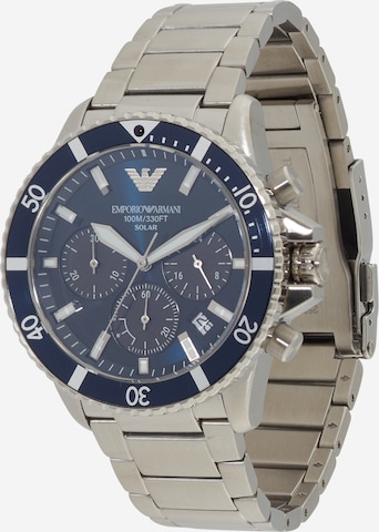 sidabrinė Emporio Armani Analoginis (įprasto dizaino) laikrodis: priekis