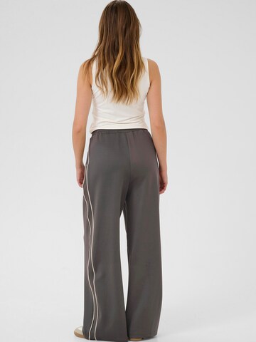 Kaffe Wide leg Byxa 'Cory' i svart