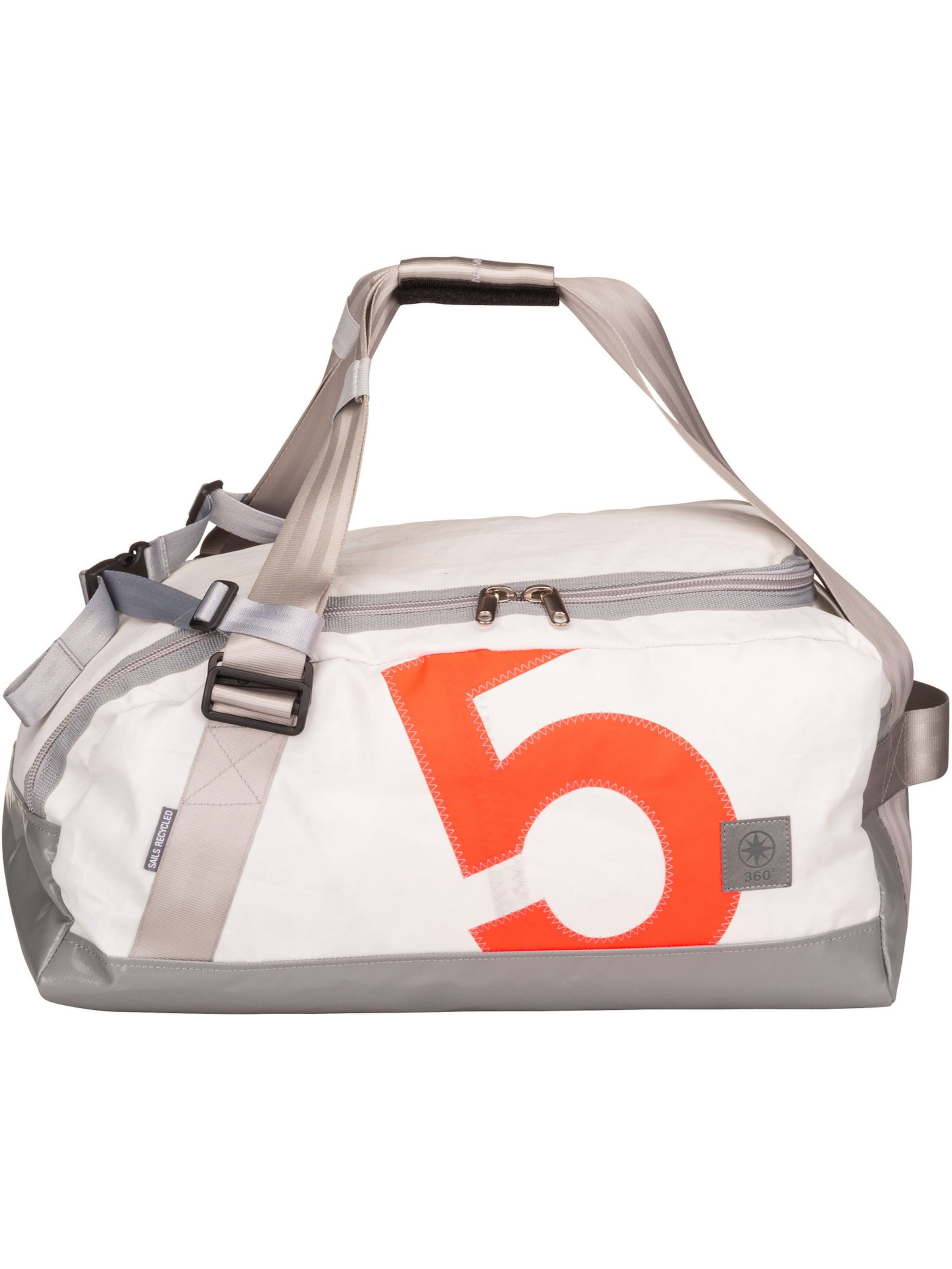 360 Grad Reisetasche 'Container' in Weiß: Vorderseite