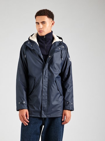 Derbe Funktionsjacke in Blau: Vorderseite