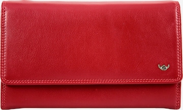 GOLDEN HEAD Wallet 'Polo' in Red: front