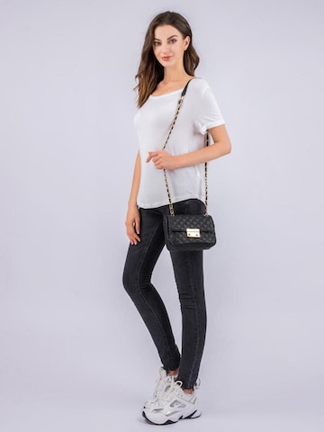 Princely London Schultertasche 'Jacky'‌‌‌‌‌ in Schwarz