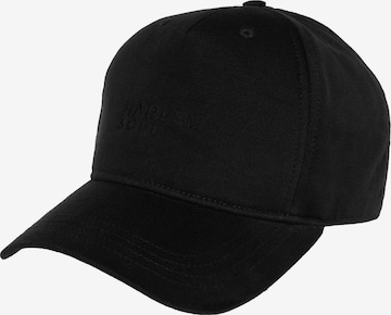 Harlem Soul Athletic Cap in Black: front