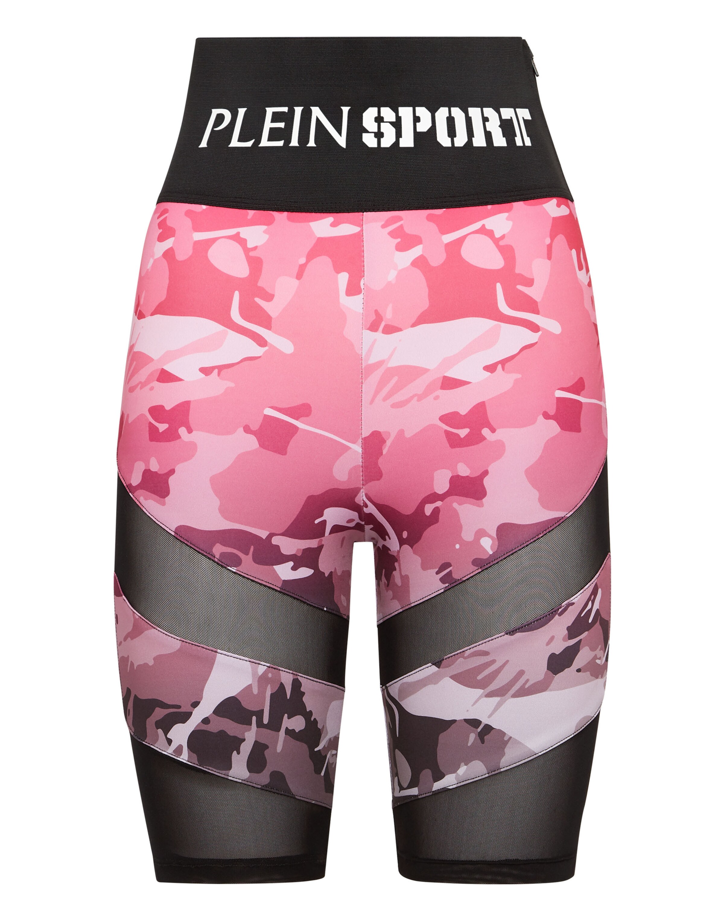 Plein Sport - Skinny Leggings en rosa: frente