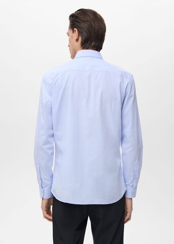 MANGO MAN Regular fit Button Up Shirt 'Play1' in Blue