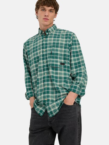 CAMEL ACTIVE Regular fit Button Up Shirt in Green: front