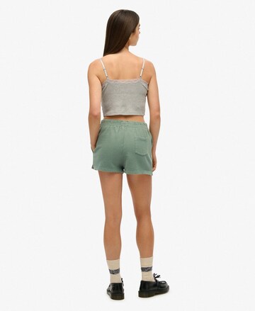 Superdry Regular Trousers in Green