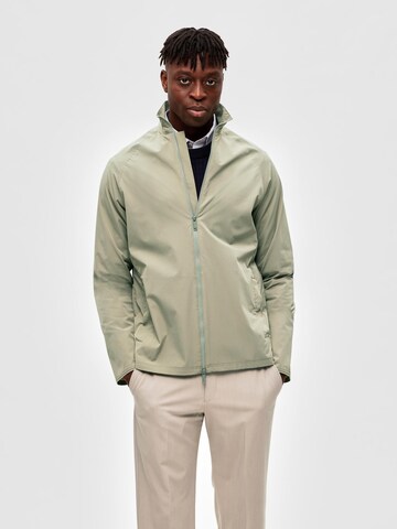 SELECTED HOMME Between-season jacket 'TOTO' in Green: front