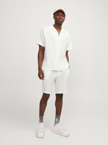 JACK & JONES Loosefit Bukser i hvid