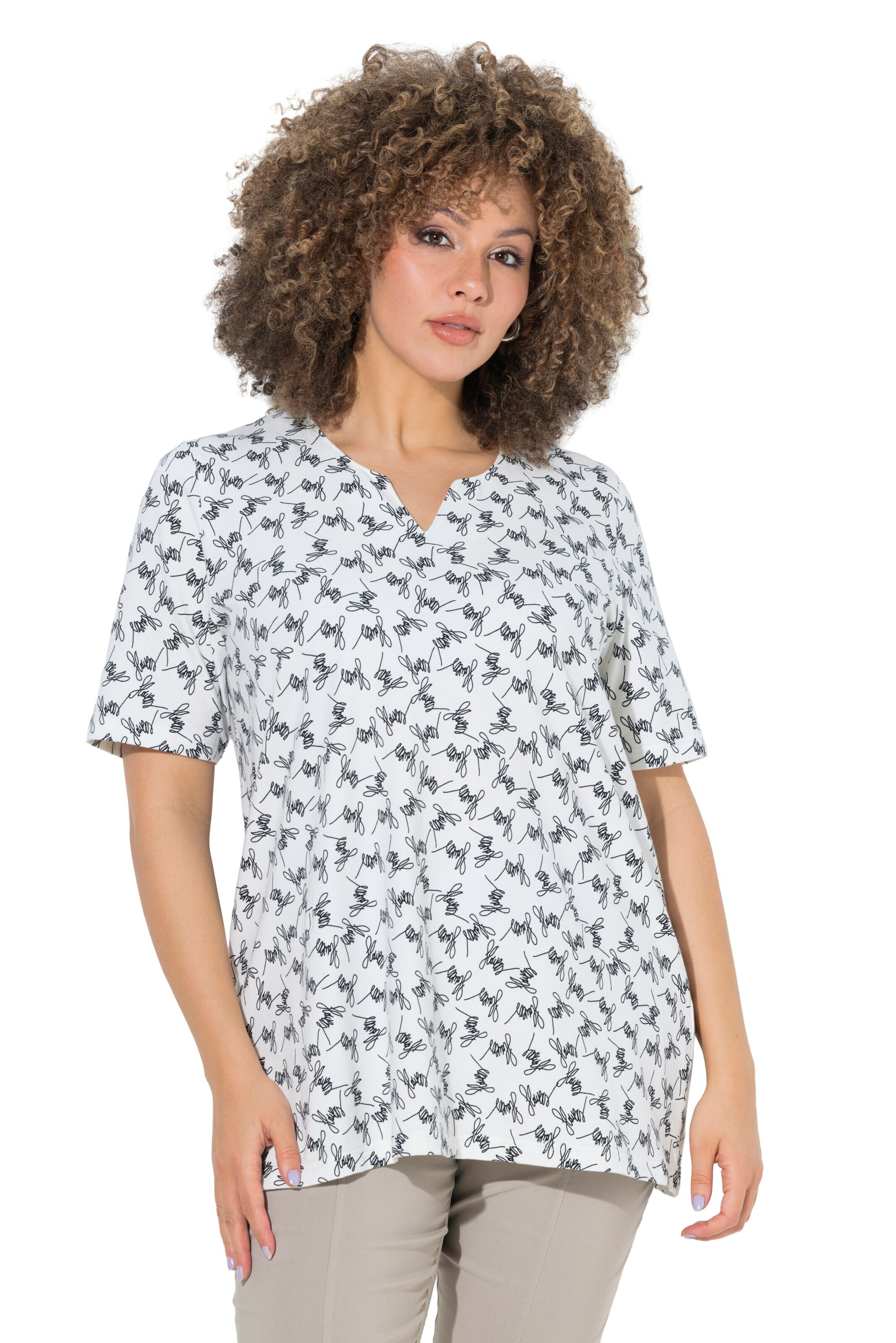 Ulla Popken Shirt in White: front