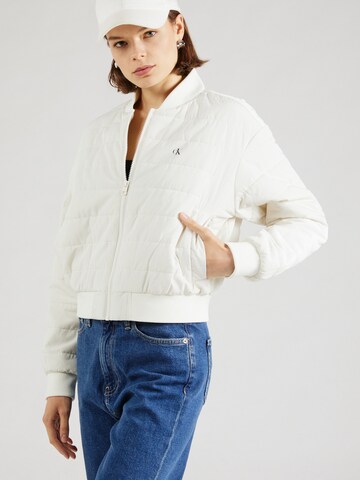 Calvin Klein Jeans Kurtka przejściowa w kolorze biały