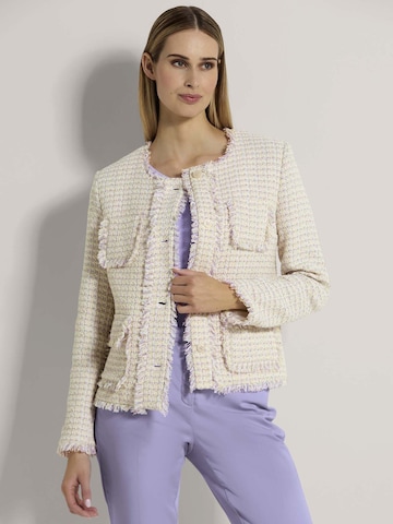 Blazer MADELEINE en blanc : devant
