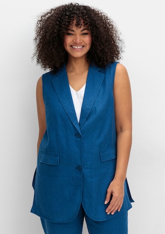SHEEGO Kostymväst i blå: framsida
