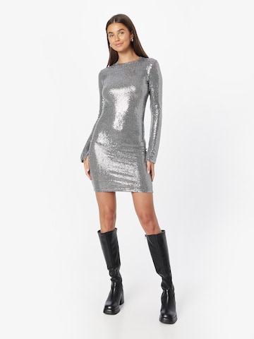 Robe 'PLUTO' Envii en argent : devant