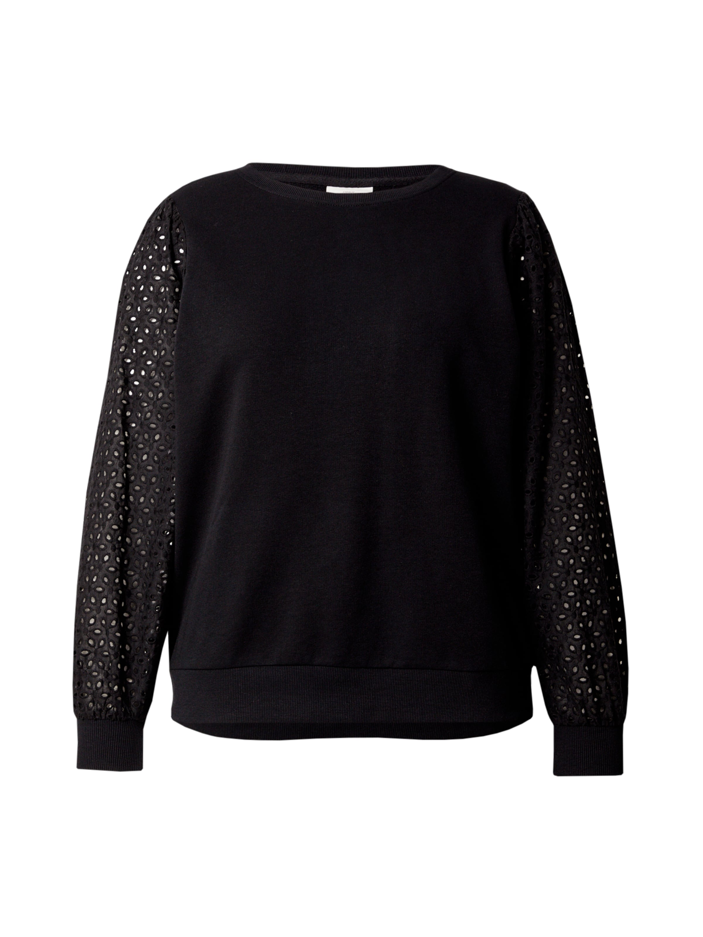 ONLY Carmakoma Sweatshirt 'CARDONNA' i sort: forside