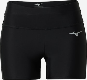 MIZUNO Workout Pants in Black: front