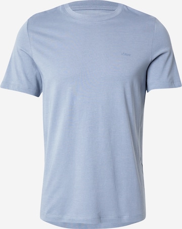 s.Oliver Shirt in Blauw: voorkant