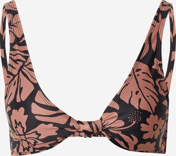 Bustier Hauts de bikini Hurley en noir : devant