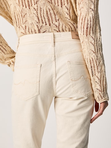 Coupe slim Jean Pepe Jeans en beige