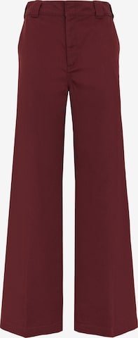 brūns DICKIES Platas staras Buktētas bikses: no priekšpuses
