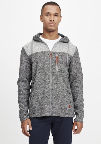 BLEND Fleece Jacket 'Pinheiro' in Grey: front