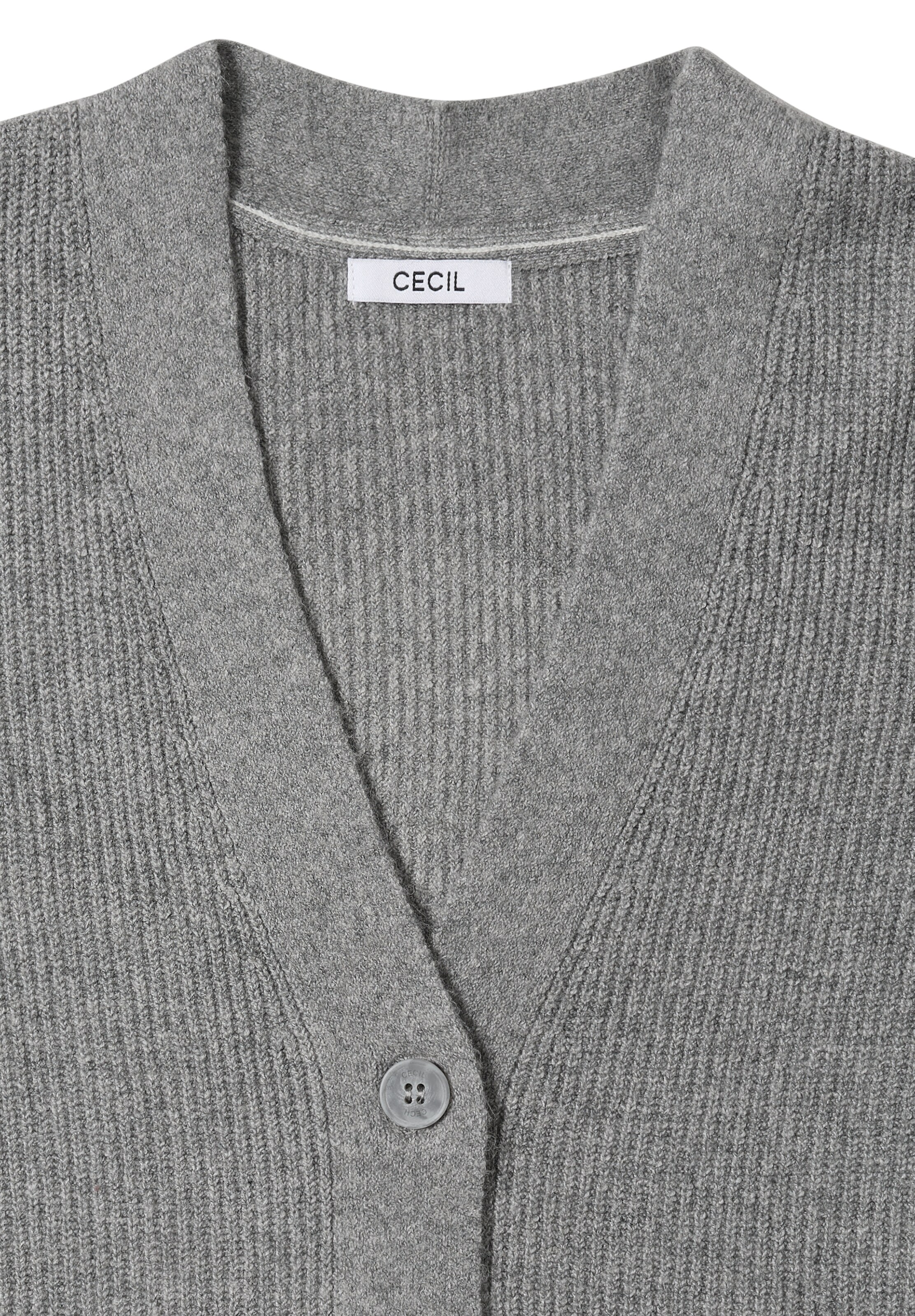 CECIL Knit Cardigan in Grey