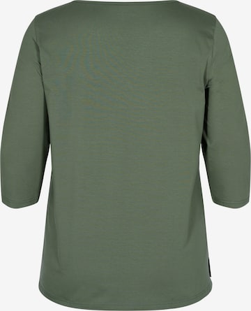 Zizzi Blouse 'EAGNES' in Groen