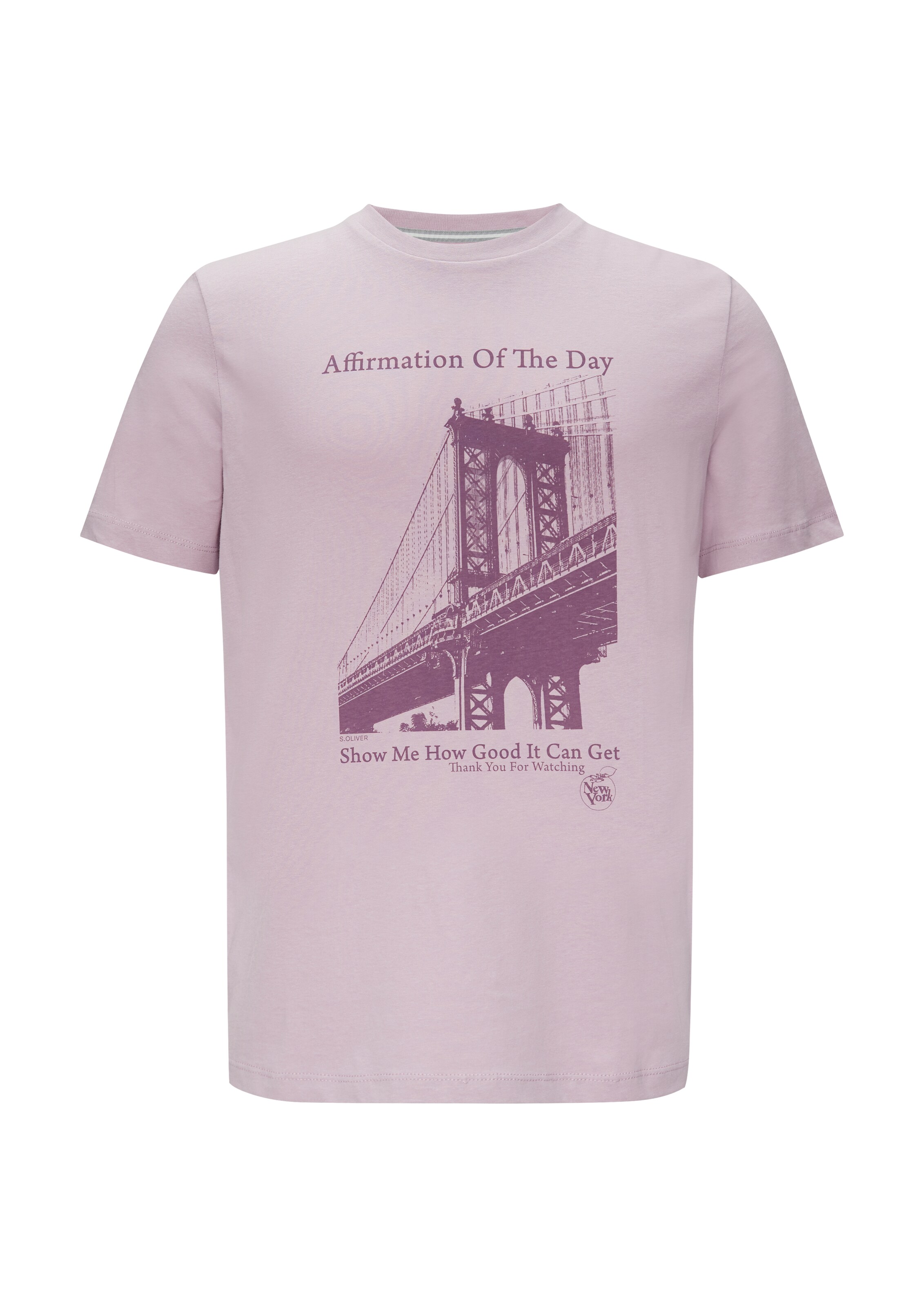 s.Oliver Shirt in Purple: front