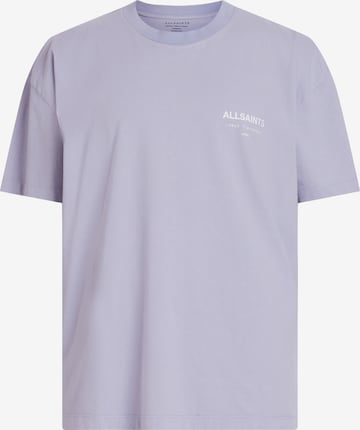 AllSaints T-Shirt 'Underground' in Lila: predná strana