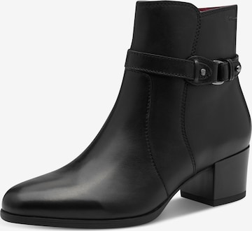Bottines Tamaris en noir : devant