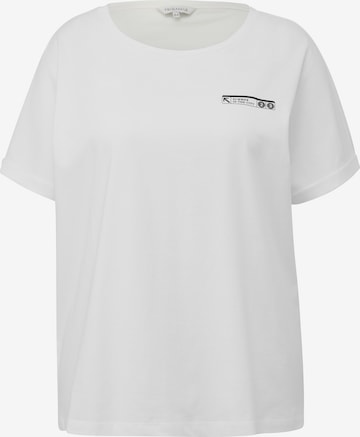 TRIANGLE - Camisa em branco: frente